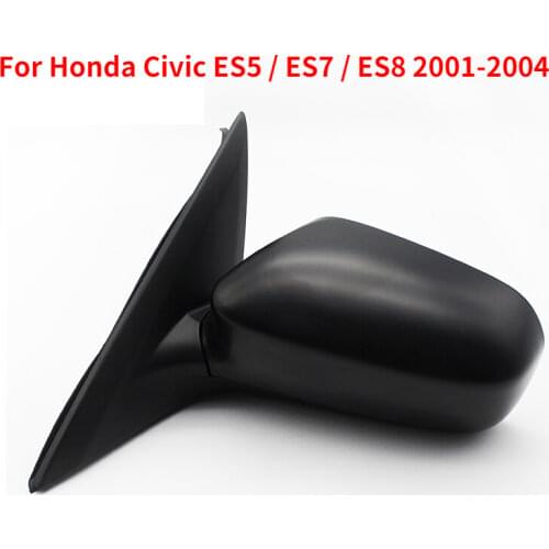 CAPQX 3Wire For Honda Civic ES5 / ES7 / ES8 2001 2002 2003 2004 High Quality Outer rear view rearview mirror assembly