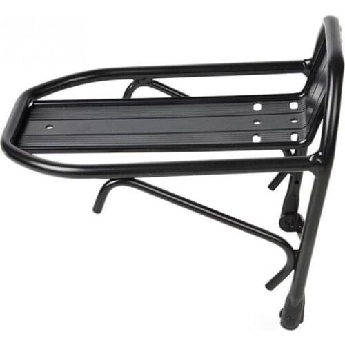 A5KC Bicycle Front Rack Aluminum Alloy Bike Luggage Shelf Carrier Panniers Bracket
