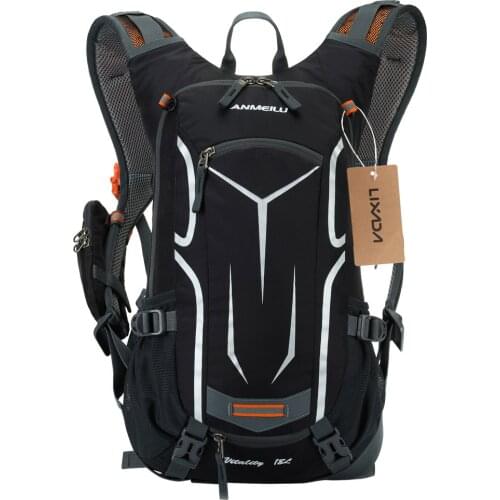18L Water-resistant Breathable Bicycle Bag Bike Shoulder Backpack Ultralight Hydration Water Bag Unisex with Rain Cover
