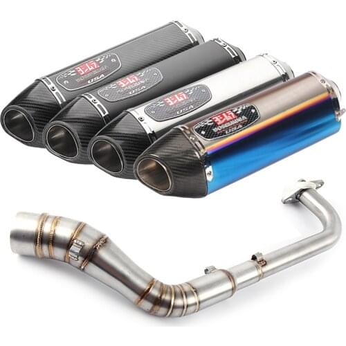 Slip on Full Exhaust System Yoshimura R77 Carbon Muffler pipe Escape Moto For Yamaha NMAX 125 NMAX 155 NMAX125 NMAX155 2015-2019