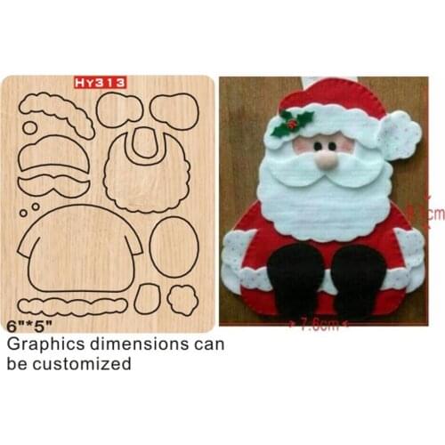 Santa Claus cutting dies 2019 die cut & wooden dies Suitable for common die cutting machines on the marke