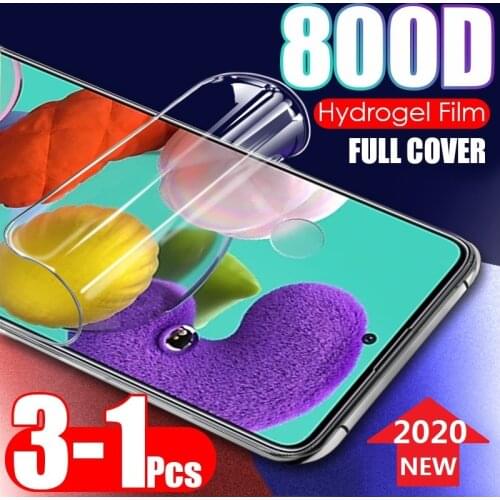Protective Hydrogel Film for Samsung A71 A70 A51 A50 A70s A50s Note 10 Lite S20 Plus Ultra(Not Glass) Screen Protector Film Foil