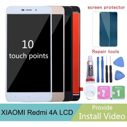 Tested 5.0" LCD For XIAOMI Redmi 4A LCD Display Touch Screen Digitizer Replacement For XIAOMI Redmi 4A Display