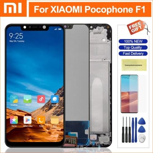 Lcd Display For Xiaomi Pocophone F1 LCD Display Touch Screen Digitizer Assembly For Xiaomi Pocophone F1 Lcd