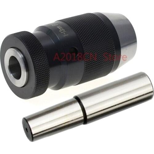 1SET drill chuck with straight shank 25mm arbor C25 B16 B18 B22 Automatic Locking Chuck Self Tighten chuck