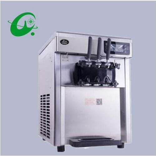 18~22L/H Commercial Soft Ice Cream Making Maker All Stainless Steel Vertical Desktop soft ice cream machine