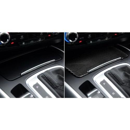 For audi A4 B8 A5 Q5 Interior accessories Carbon Fiber Car Center Control Gear 28TB