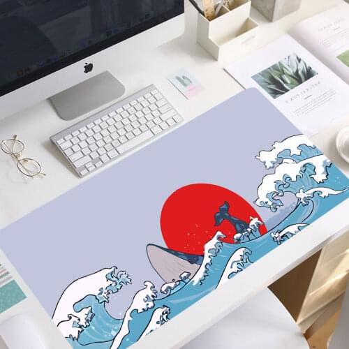 Large Gaming Mouse Pad Computer Gamer Keyboard Coral Sea Mouse Mat Non-slip Desk Mousepad For PC Desk mouse pad gift
