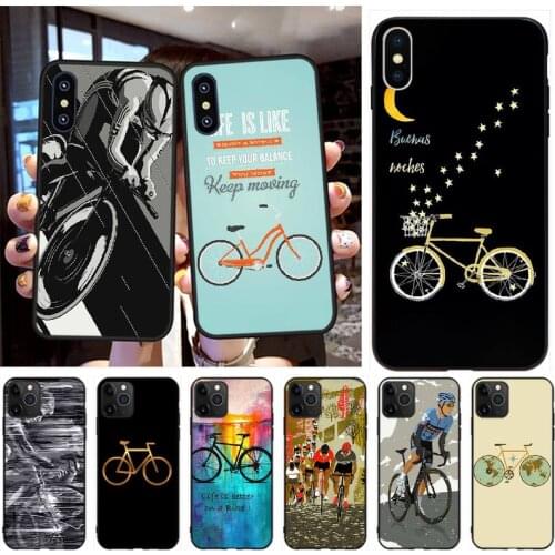 PENGHUWAN BIKE CYCLING Luxury Unique Design Phone Cover for iPhone 11 pro XS MAX 8 7 6 6S Plus X 5S SE XR case
