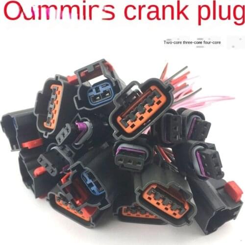 For Cummins Crankshaft Sensor Plug 2 3 4 pins Plug