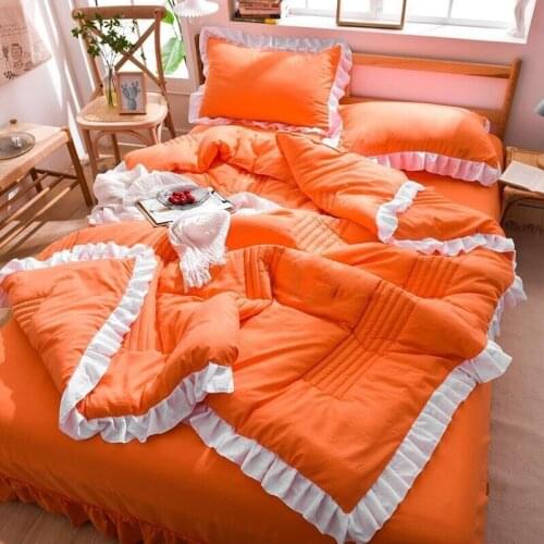 Home Blanket With Cotton Quilt 1 Pcs Thick Bed Blanket Sofa Spring Warm Duvet For Adult /Girls Room