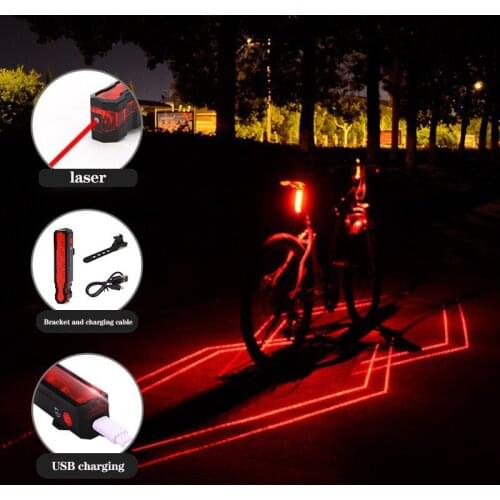 Hot Sale Bicycle Tail Light USB Rechargeable Night Riding Warning Cycling Accessories N66
