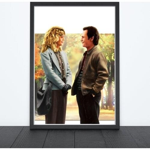 When Harry Met Sally... (1989) Poster American Romantic Comedy Film Billy Crystal Meg Ryan Movie Print Art Gift