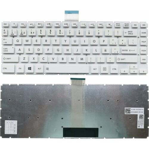 Latin LA Laptop Keyboard for Toshiba L40-B L45-B L40D-B L40DT-B L40T-B Replacement Spanish Keyboard 0KN0-VP2US12 MP-13R63US-5281