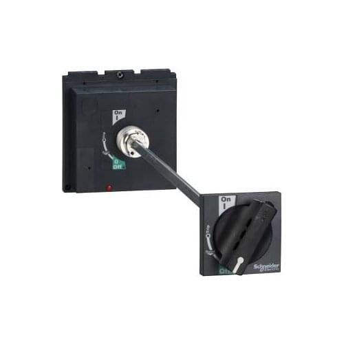 LV432598 Extended rotary handle, Compact NSX 400/630, PowerPact Multistandard L, EasyPact CVS 400/630, black standard handle, I