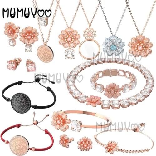 2021 high quality SWA Tanabata Festival new style, heart connected Chinese style, exquisite charm womens necklace