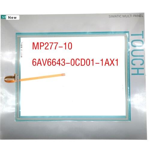 MP277-10 6AV6643-0CD01-1AX1 Touch Screen Panel Glass + Protective film For SIMATIC PANEL 6AV6643-0CD01-1AX1 Repair,FAST SHIPPING