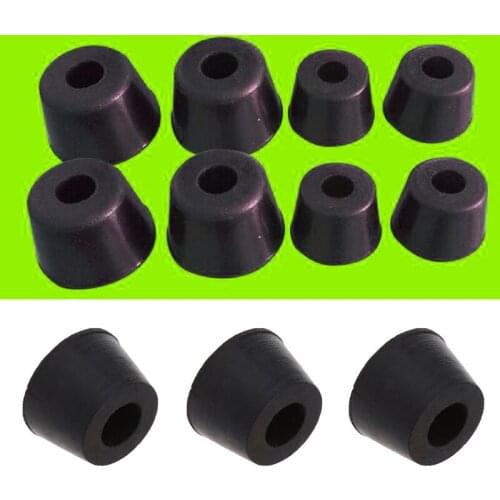 P15D 20 Pcs Rubber Instrument Case Non-slip Cabinet Box Foot Bumpers Feet 17x10x14mm