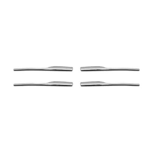 For Dacia Sandero Stepway Front Grille 4 Piece 2012 - 2016 Chrome Styling Accessories Modified Stainless Steel