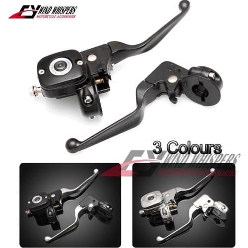 Motorcycle Clutch Lever with seat brake Master Cylinder For Harley Davidson Softail Deluxe Road King Fat boy breakout