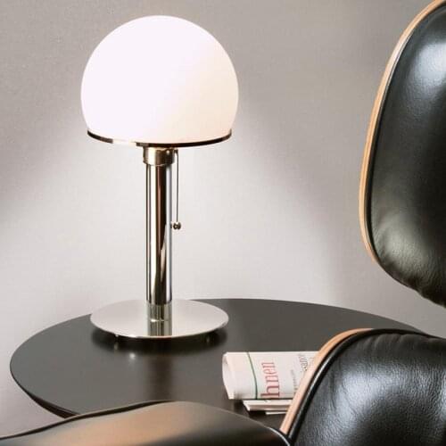 Nordic Bauhaus table lamp simple modern Danish design classic living room study bedroom hotel bedside residential lamp
