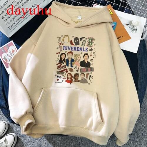 Unisex Funny Vintage Riverdale Southside Serpents Harajuku Snake Hoodies Ullzang Cartoon Oversized Sweatshirt Streetwear Hoody