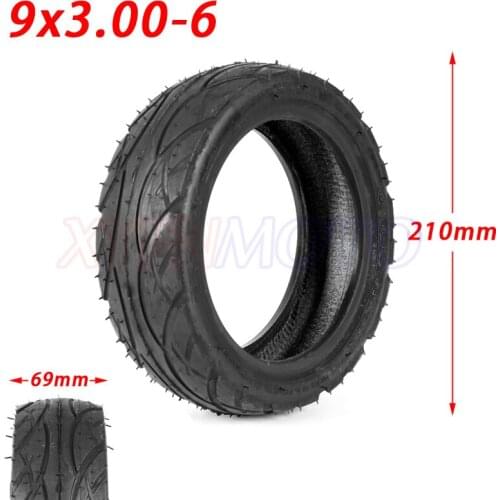 9x3.0-6 Vacuum Tyre 9 Inch 9x3.00-6 Tubeless Tire for Electric Scooter, Mini Motorcycle Parts