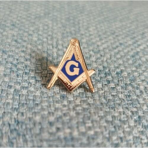 100pcs 19MM MASONIC LAPEL PIN TIE TACK LOGO FREEMASON FREE MASON MASONRY SHRINER