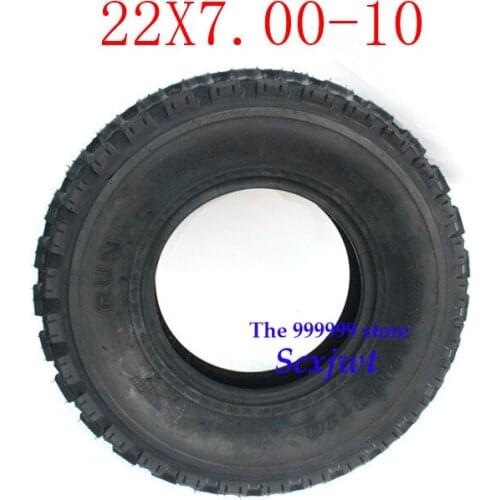 2PCS 2019 New Good Quality GO KART KARTING ATV UTV Buggy 22x7.00-10 Inch Tubeless Tyre Rubber Tire