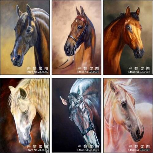 3D DIY Diamond Painting Full Square Drill Mosaic Sticker Decor Painting Cross Stitch 100% 5d Diamond Embroidery Icon Horse