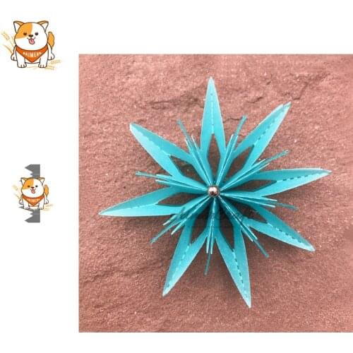 3D Flower Star Metal Cutting Dies Scrapbooking Stencil DIY Decorative Embossing Craft Die Cuts Card Making New Dies For 2019