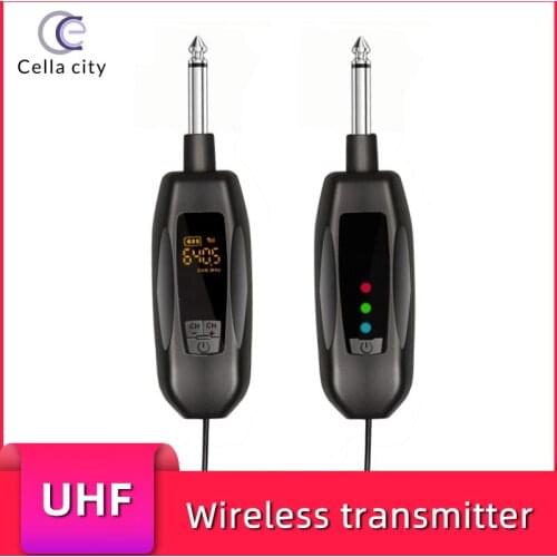 CELLA CITY Electric Guitar Wireless Transceiver Bass Electronic Organ Audio Pickup Transmission Cable Transmitter And Receiver