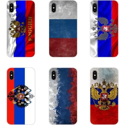 For Samsung Galaxy S2 S3 S4 S5 Mini S6 S7 Edge S8 S9 S10E Lite Plus Vintage Russia Flag Accessories Phone Cases Covers