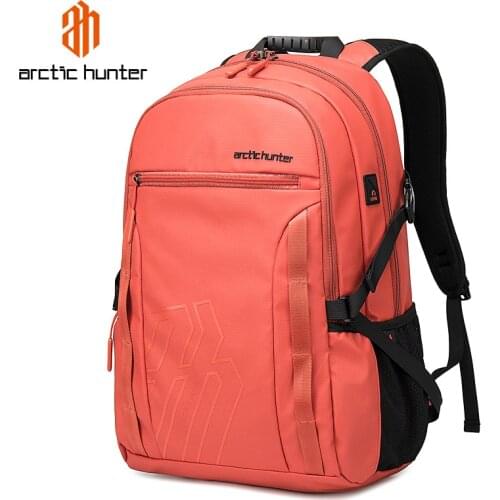 ARCTIC HUNTER Travel Backpack for Men Women USB Charging 15.6 Inch Laptop Bag Large Capacity Bagpack Waterproof Male Mochila Bag