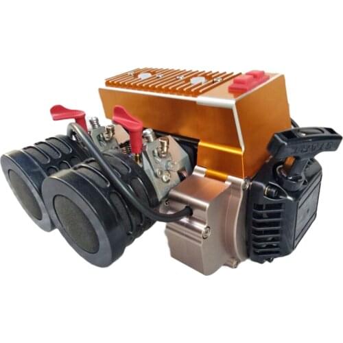 Dr. Engine 60cc Inline Double-cylinder Gasoline Engine for 1/5 RC Model Car HPI BAJA LOSI 5T