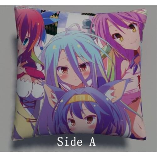 No Game No Life Anime Two Side Pillowcases Hugging Pillow Cushion Case Cover Otaku Cosplay Gift New 678