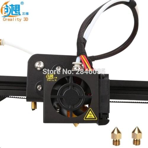 Ender 3 cr10 CR-10S Full Assembled Extruder Kits +Fan Cover 0.4MM Nozzle for MK10 hotend CR-10S5 Ender-3 pro 3D Printer Parts