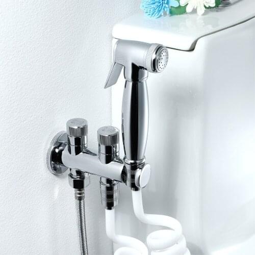 Bidet Faucet chrome toilet water shower spout bathrooms bidet faucet spray muslim shower bidet nozzle sprayer