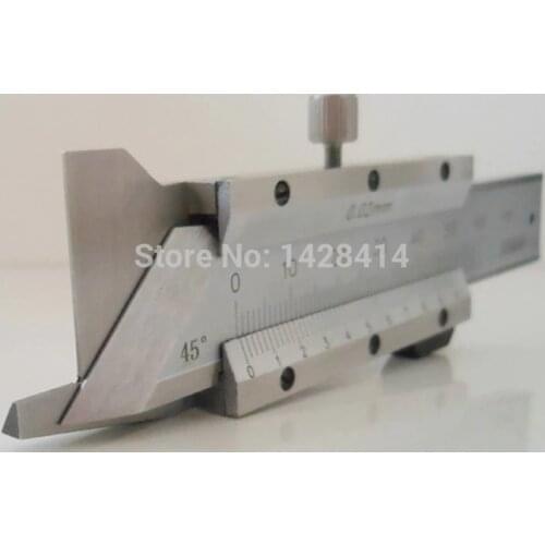 Chamver gaugr 45degrees Chamfer Gauge 0-6mm Stainless steel Chamfering calipers vernier caliper / Chamfer Caliper