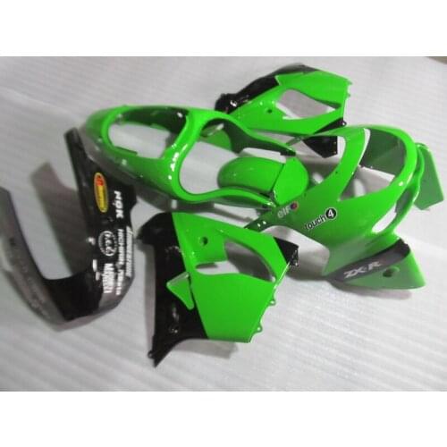 ABS motorcycle parts for Kawasaki ZX 9R 1998 1999 NINJA Fairing kits zx9r 98 99 black green fairings set TR25