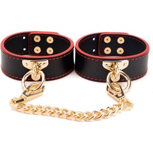 Leather Handcuffs BDSM Sex Bondage Rope Kit Sex Swing Slave Handcuffs Ankle Cuffs Fetish Restraints Aldult Sex Toy Bundle Gay