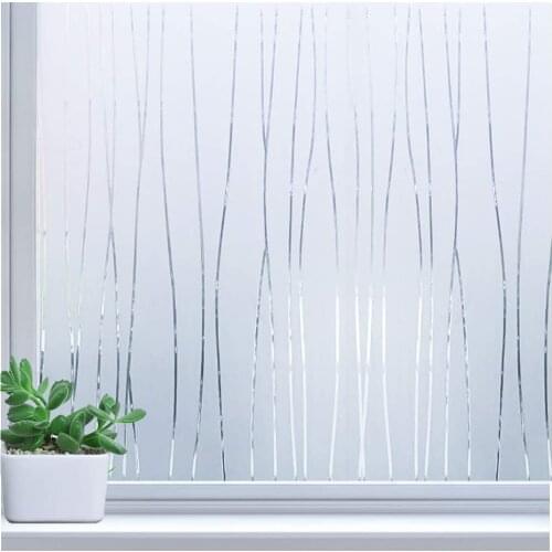 Frosted Window Film Privacy Static Cling Non Adhesive Decorative Film Glass Look Protection Heat Control UV Blocking for Home
