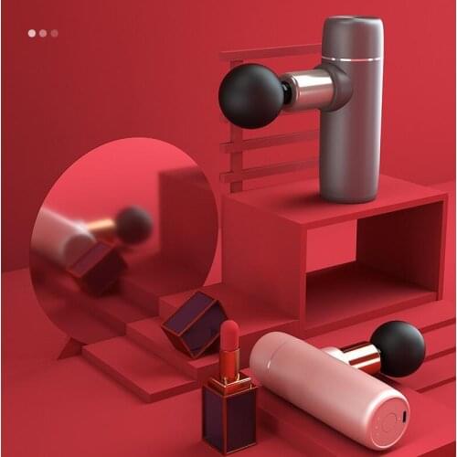 Mini QS Massage Gun Muscle Relaxation High Frequency Fascia Machine Fitness Shaping Pain Relief