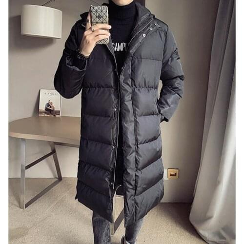 2021Men keep winter parker Jackets/Male slim Long Casual hooded Cotton Jacket Men Thick Windbreaker Jacket Down Jackets Coat 5XL