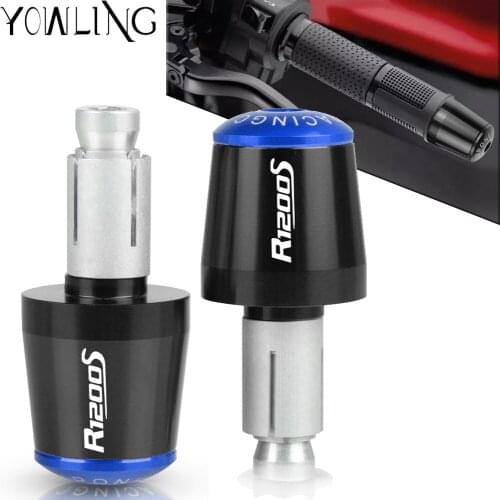 Motorcycle Grips End Plug Slider Motorbike Handlebar Ends Handle Bar Cap Cover FOR BMW R1200S R 1200 S 2004 2005 2006 2007 2008