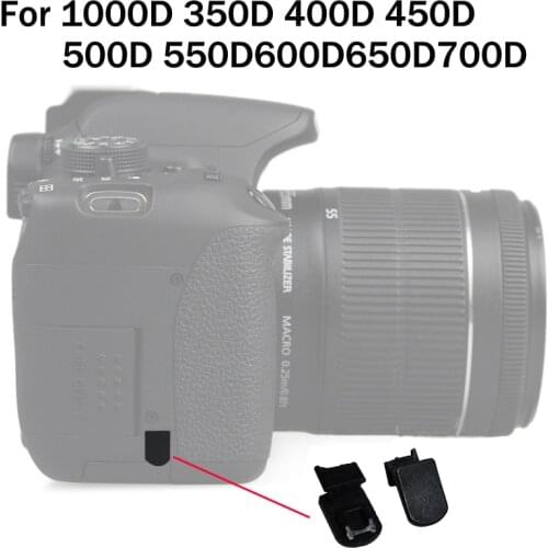 New Battery Door Cover Port Bottom Base Rubber for Canon1000D 350D 400D 450D 500D 550D 600D 650D 700D Camera repair part
