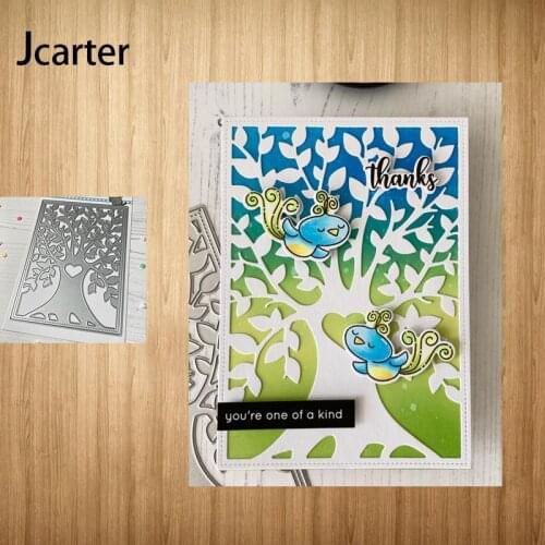 New Arrival Metal Cutting Dies Tree Rectangle Heart Craft Handmade Knife Mould Blade Punch Stencils Dies Cut Scrapbooking Model