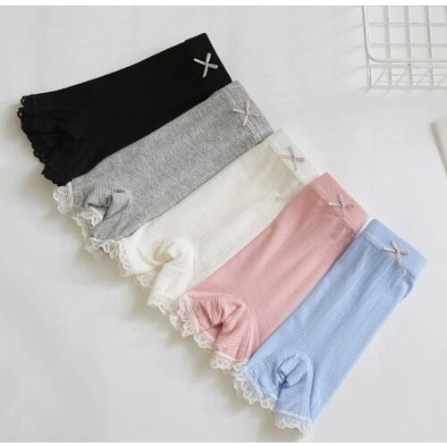 Retail Girls Boxes Underwear Panties Kids Teenager Big Chidren Cotton Underwear Short Panties Briefs Lacy Solid Color 2-16 Yrs