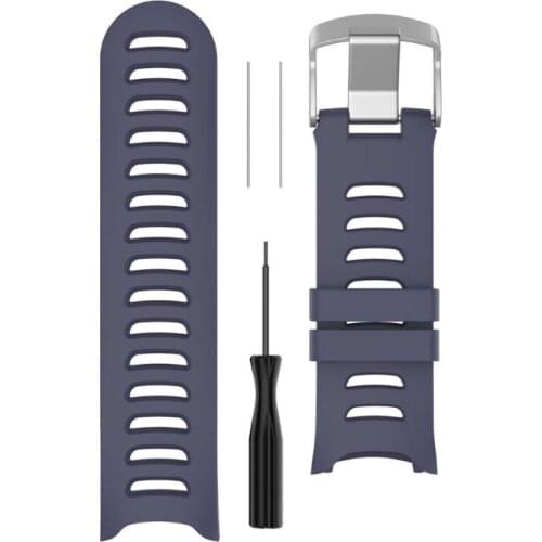 Silicone Replacement Wrist Strap Watch Band for garmin forerunner 610 Watch with Tools
