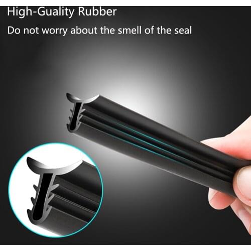 1.6m Dashboard Sealing Strip Noise Sound Insulation Rubber Strips Universal for Weatherstrip Auto Car Accessories Car Stickers